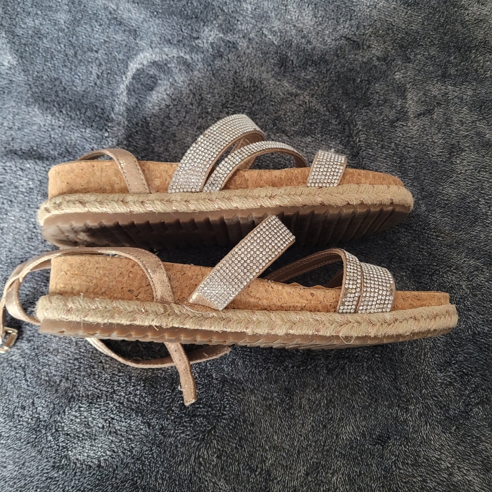 Rhinestone Sandals Size 7.5 - Picture 5 of 6